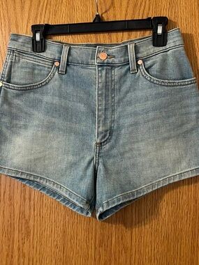 Wrangler Light Blue Denim Jean Shorts